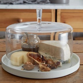 Barna agyagkerámia szervírozó tál Redonda – Costa Nova