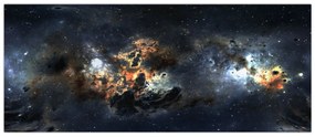 Kép - Az Univerzum a Nebulával (120x50 cm)