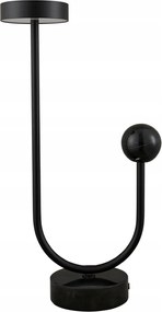 Aytm Grasil Asztali Ăjjeli LĂĄmpa Fekete MĂĄrvĂĄny