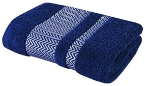 EMI Ates sötétkék pamut törölköző 50x90 cm