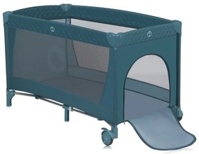 Lionelo - FLOWER utazóágy zöld-türkiz