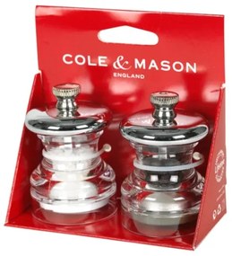 Cole&Mason - Só- és borsdaráló készlet GOMB 2 db 6,5 cm