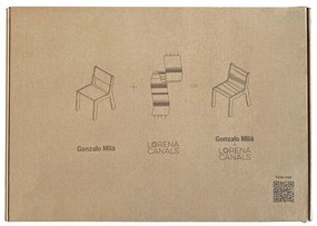 Natúr színű gyerek szék Kaarol Earth – Lorena Canals