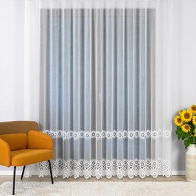 Kész Makramé Függöny Hímzett Alul 400X270