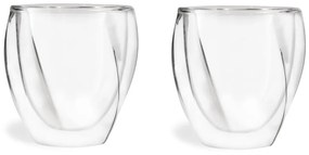 Duplafalú bögre szett cappucinóhoz, 2 db-os 250 ml Cristallo – Vialli Design