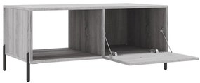 vidaXL szürke sonoma színű szerelt fa dohányzóasztal 90 x 50 x 40 cm