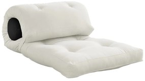 Fehéresszürke futon matrac 70x200 cm Wrap Natural/Dark Grey – Karup Design