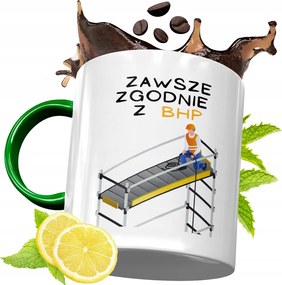 Zöld Bögre Építőknek Születésnapra Ajándék fényképes nyomtatással