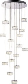 Endon PRISMA 76486 Függőlámpa 16x4.12W/LED 4000K 5346LM IP20
