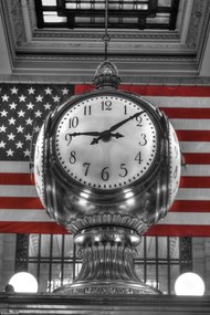 Poszter 20x30cm Emblematikus óra a Grand Central Terminal főcsarnokában, A