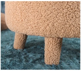 Barna buklé gyerek fotel Moouv – Artie