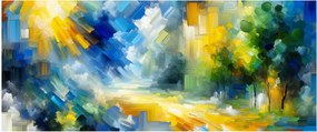 Kép - Absztrakt napos nap (120x50 cm)