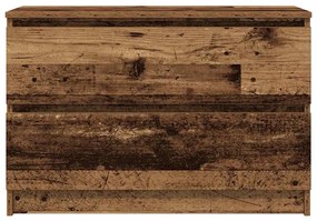 antik hatású szerelt fa TV-szekrény 80x35x54 cm