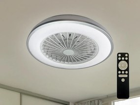 LED mennyezeti lámpa OPAL + mennyezeti ventilátor + távvezérlő 48W - LCL6343
