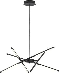Henli beltéri függeszték 30w 1400lm ip20 fekete modern stílus
