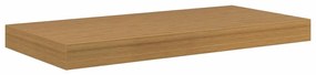 vidaXL Falpolc Falra szerelhető 4 pcs Bézs 50 x 23,5 x 4 cm Faanyag
