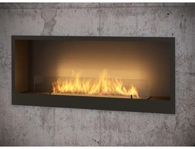 InFire - Beépített BIO kandalló 120x50 cm 3kW fekete