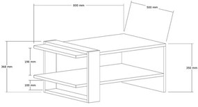 Yonca Anthracite és Sapphire Oak konferenciaasztal