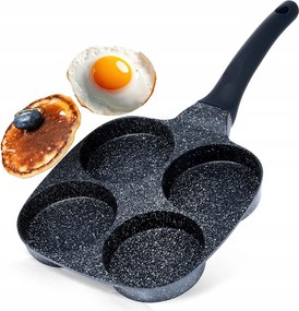 Gránit Serpenyő Tojás Ültetett Tojás Pogácsa Palacsinta Pancakes