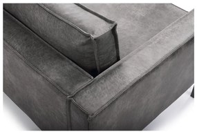 Rate sötétszürke műbőr fotel - Scandic