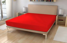 Ágynemű jersey piros TiaHome - 200x220cm