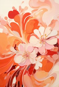 Poszter 67,5x100cm Virágok tánca