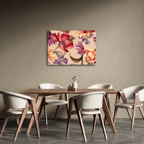 Kép - Vintage virágok (70x50 cm)