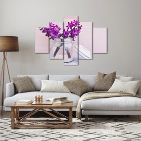 Lila virágok képe (150x105 cm)