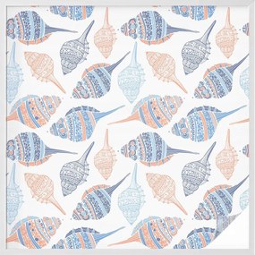 Tejfólia Ablaküvegekhez Öntapadós Adatvédelem Tengeri kagylók 100x100