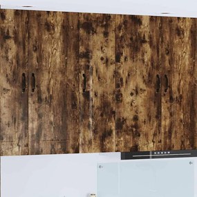 Fali konyhaszekrény Füstölt tölgy 30 x 31 x 100 cm Faanyag