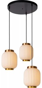 Lucide 13435/03/31 - Csillár zsinóron GOSSE 3xE27/40W/230V porcelán