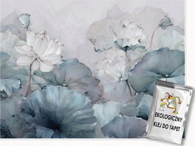 Fotótapéta Kék Virágok A Nappali Hálószobájába Flizelina Tapéta 150x105