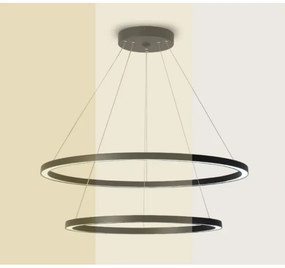 Immax NEO 07158-B80-60 - LED Dimmelhető csillár FINO LED/93W/230V Tuya fekete + távirányító