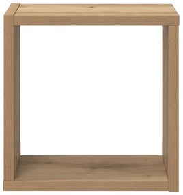 Fali Polcok 2 pcs kézműves tölgy 26 x 15 x 26 cm Faanyag