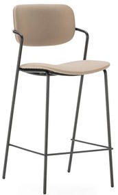 Bézs bárszék szett 2 db-os (ülésmagasság 68 cm) Maika – Marckeric