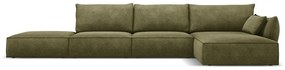 Zöld sarokkanapé (jobb oldali) Vanda – Mazzini Sofas