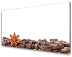 Fali üvegkép Konyhai Kávébab 120x60cm