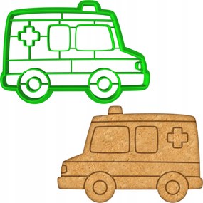 Mézeskalács lyukasztó autó jármű busz Autó Mentőautó