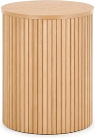 Tamis kerek dohányzóasztal 40 cm - natúr