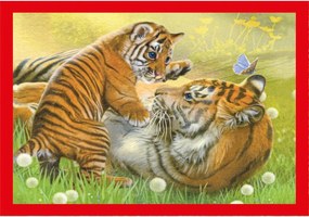 Állatos Baby Cuddles 4 az 1-ben puzzle Clementoni