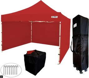 Reklám sátor 4x4m - Piros