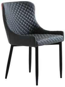Ottowa design szék, szürke textilbőr