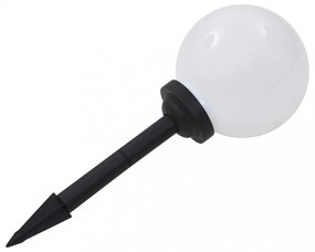 3 db napelemes kültéri LED gömblámpa, 20 cm RGB