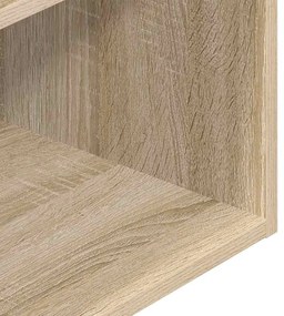 éjjeliszekrények fiókkal 2 db sonoma tölgy 35x34x66,5 cm