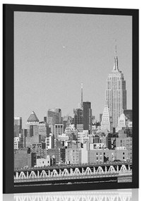 Poszter varázslatos New York fekete-fehérben