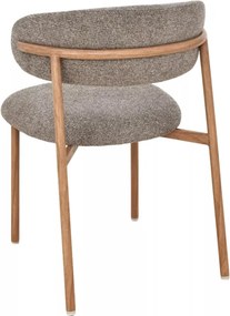 Elton II étkezőszék cappuccino/tölgy