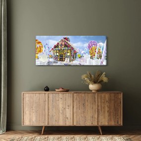 Kép - mézeskalács ház (120x50 cm)