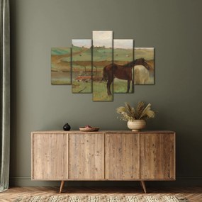 Kép - Edgar Degas, Horses in a Meadow, reprodukciók (150x105 cm)
