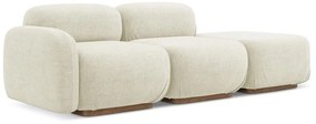 Krémszínű buklé moduláris heverő (jobb oldali) Ailani – Makamii
