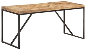 Tömör akác és mangófa étkezőasztal 160 x 70 x 76 cm